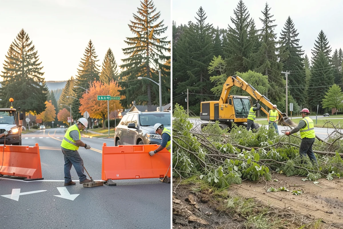 Public Parking Structure Cleaning in Edgewood, Pierce County, WA - We survey the structure and identify staining and drainage points