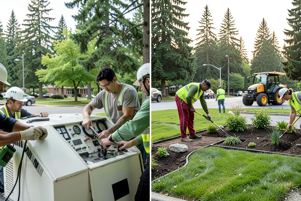 Public Parking Structure Cleaning in Hunts Point, King County, WA - We survey the structure and identify staining and drainage points