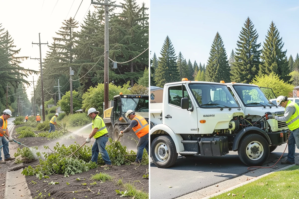 Public Parking Structure Cleaning in Issaquah, King County, WA - We survey the structure and identify staining and drainage points