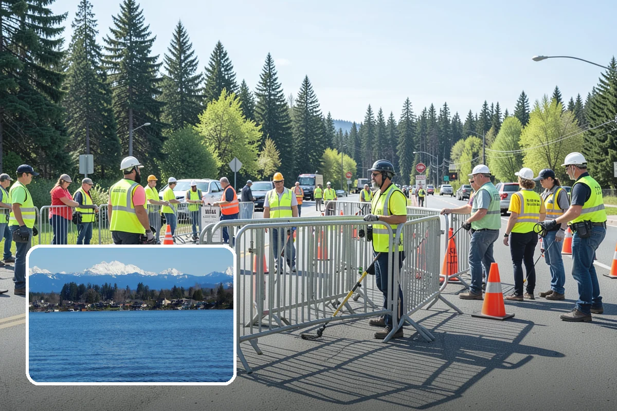 Public Parking Structure Cleaning in Lake Stevens, Snohomish County, WA - Degreasing removes oil stains, odors, and slip hazards