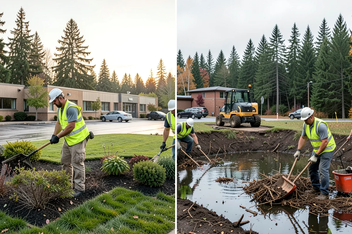 Public Parking Structure Cleaning in Lakewood, Pierce County, WA - We survey the structure and identify staining and drainage points