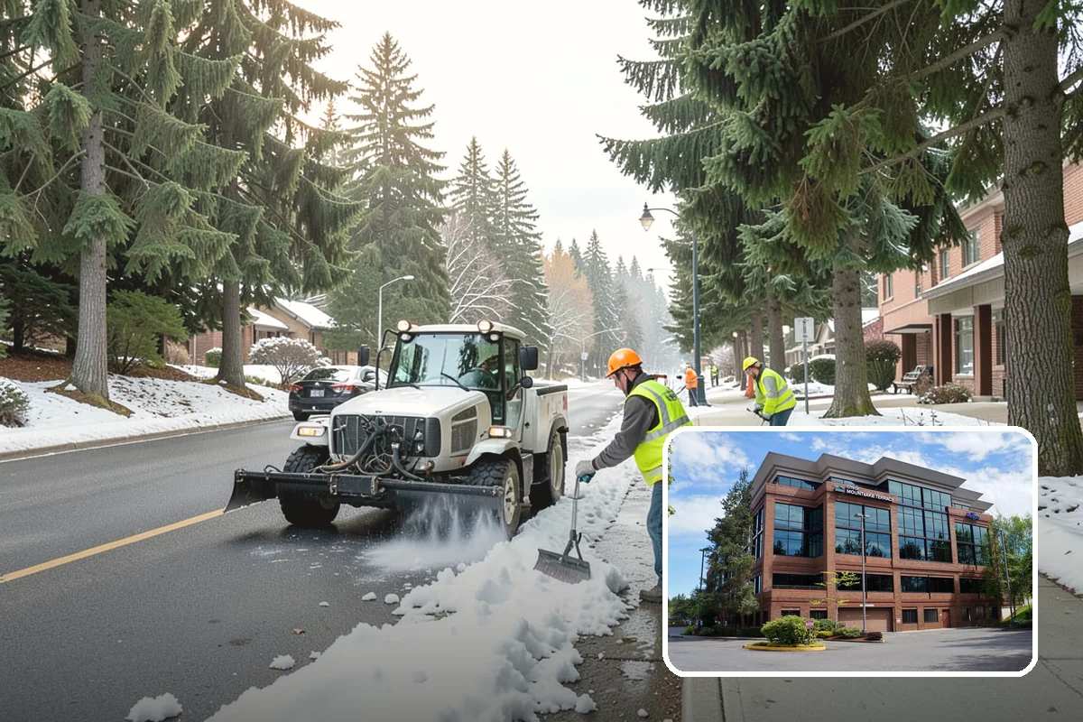 Public Parking Structure Cleaning in Mountlake Terrace, Snohomish County, WA - Degreasing removes oil stains, odors, and slip hazards