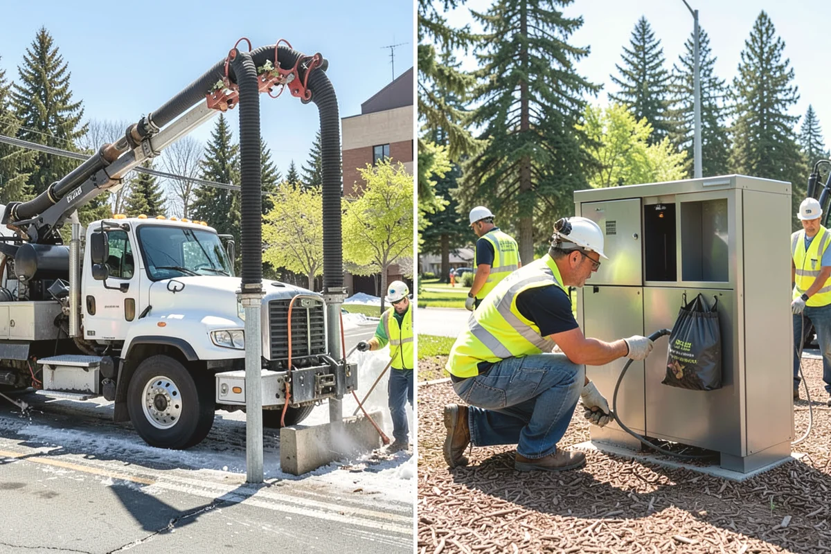 Public Parking Structure Cleaning in Mountlake Terrace, Snohomish County, WA - We survey the structure and identify staining and drainage points