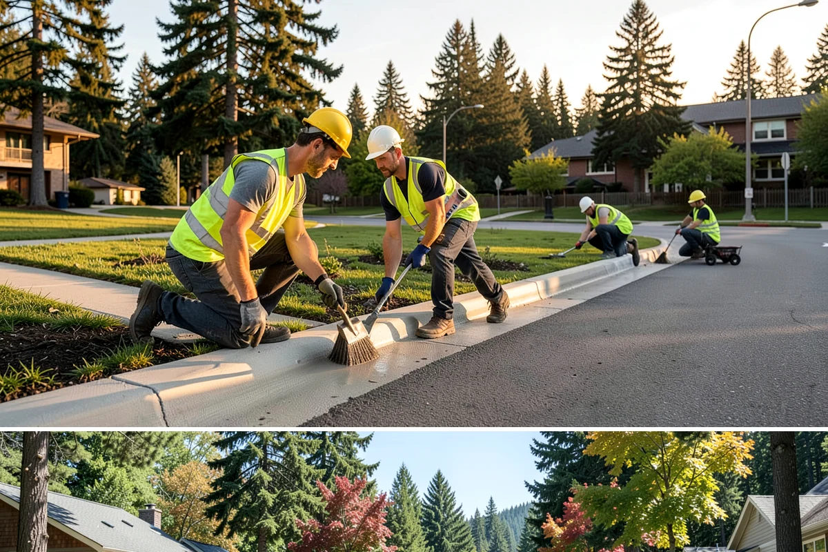 Public Parking Structure Cleaning in Orting, Pierce County, WA - Structure cleaning can be scheduled year-round since decks are covered, with phasing timed to periods of lower parking demand.