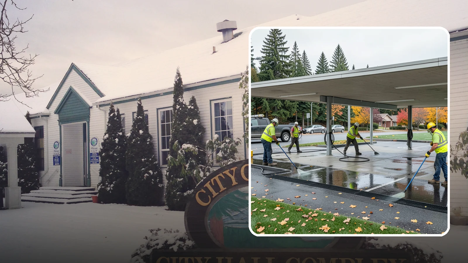 Public Parking Structure Cleaning in Pacific, King County, WA - We clean public parking garages and decks to remove oil, grime, and stains while managing runoff for Western Washington agencies.