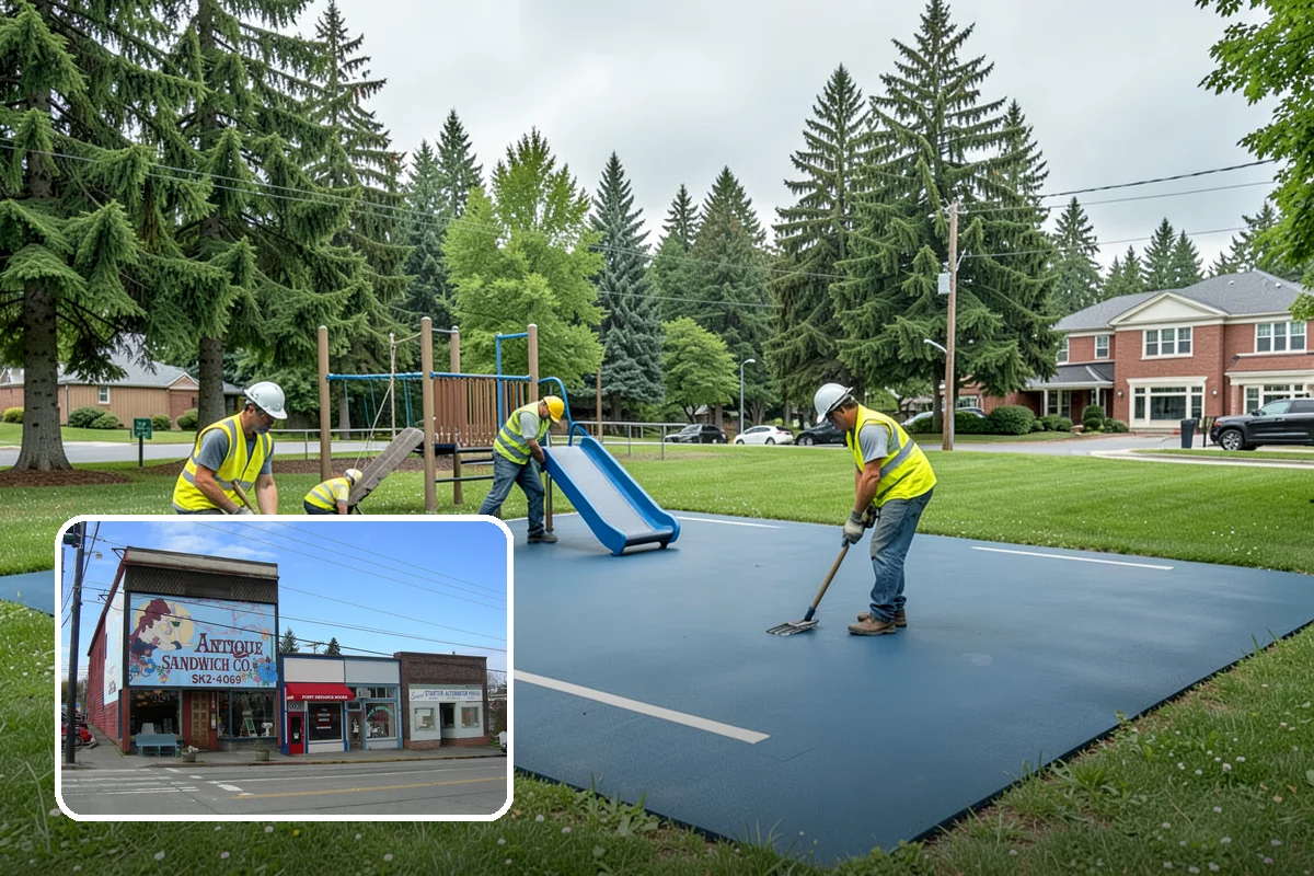 Public Parking Structure Cleaning in Ruston, Pierce County, WA - Degreasing removes oil stains, odors, and slip hazards