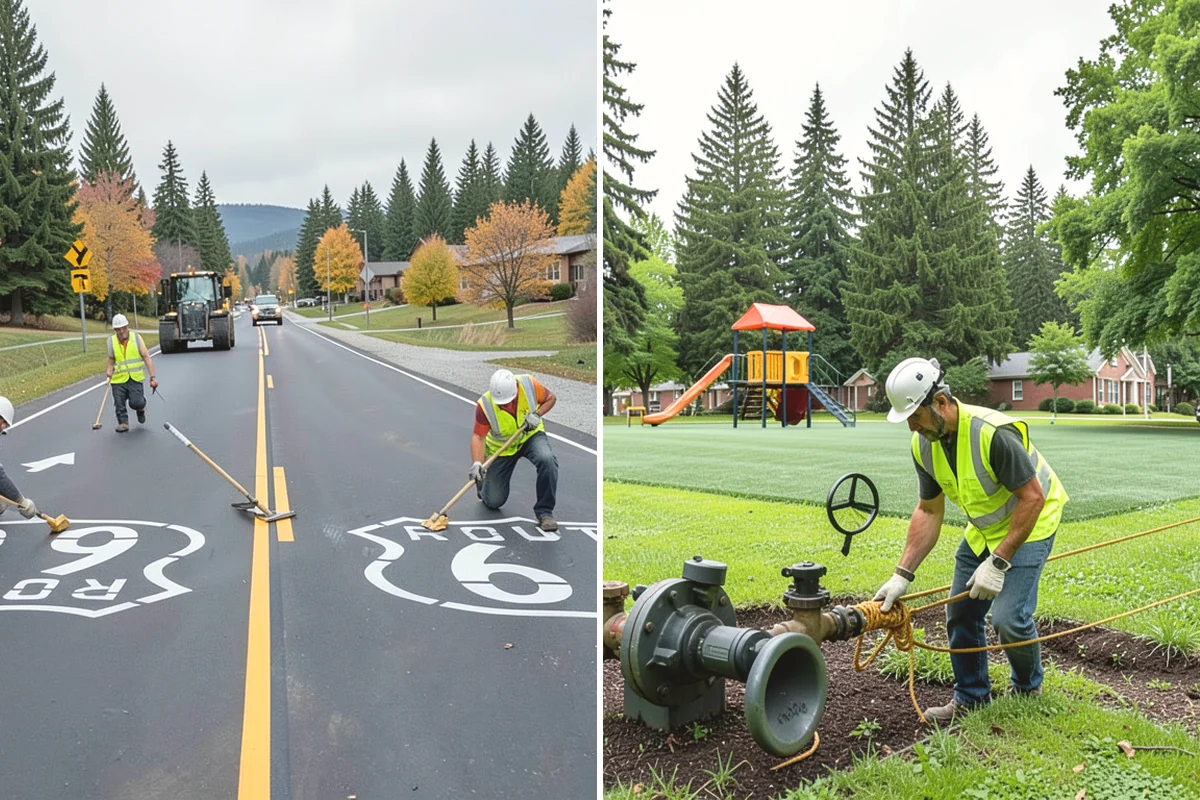 Public Parking Structure Cleaning in Ruston, Pierce County, WA - We survey the structure and identify staining and drainage points