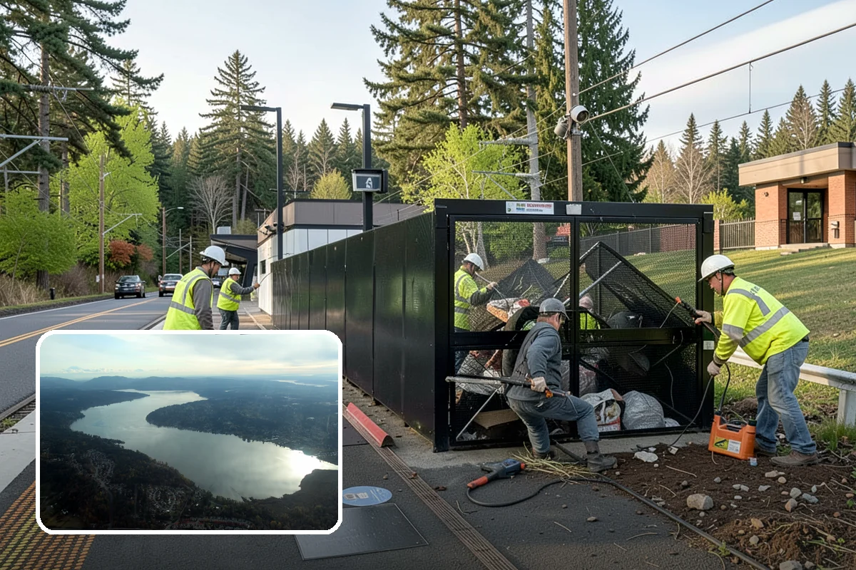 Public Parking Structure Cleaning in Sammamish, King County, WA - Degreasing removes oil stains, odors, and slip hazards