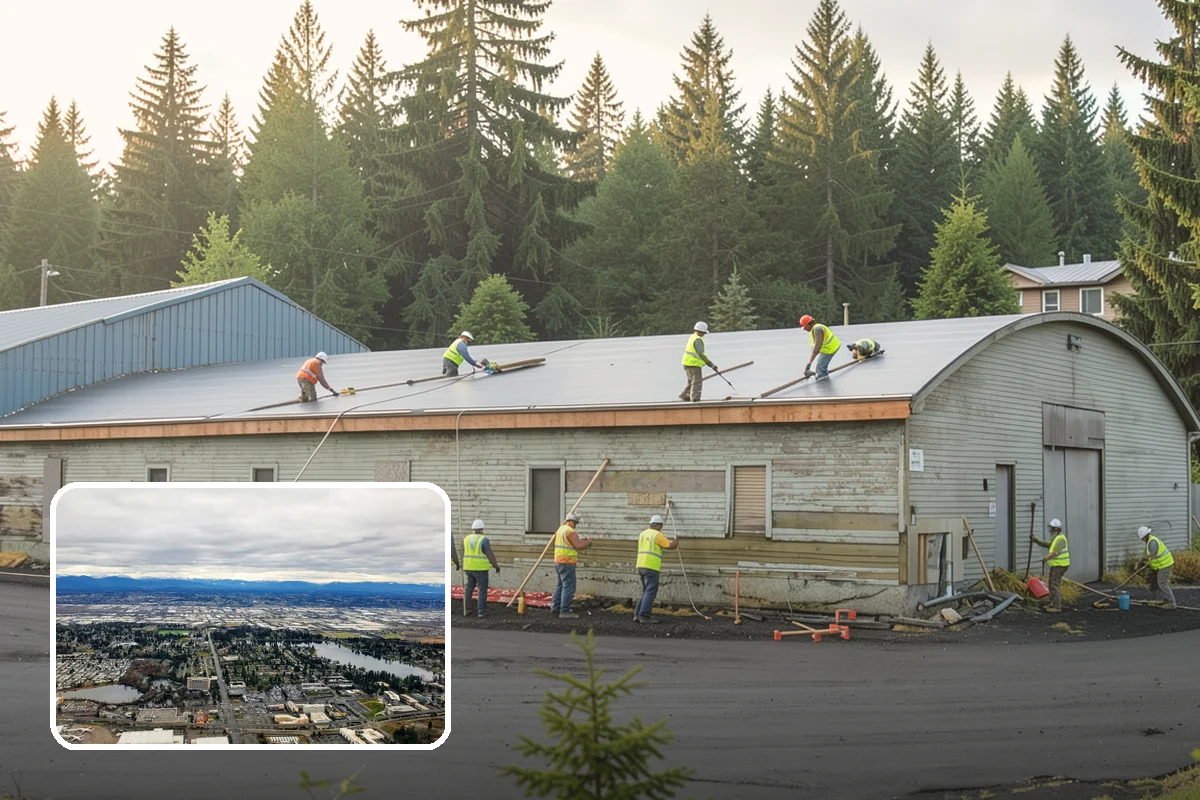 Public Parking Structure Cleaning in SeaTac, King County, WA - Degreasing removes oil stains, odors, and slip hazards