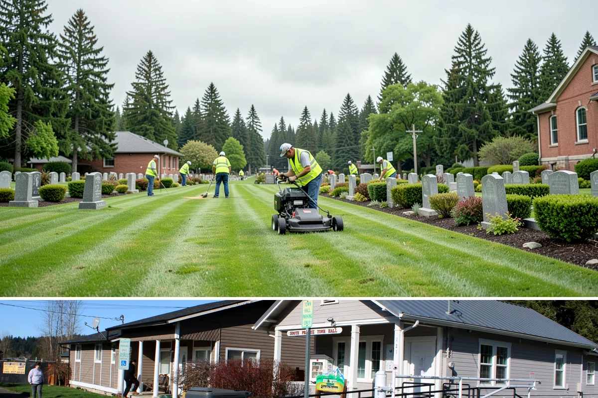 Public Parking Structure Cleaning in South Prairie, Pierce County, WA - Structure cleaning can be scheduled year-round since decks are covered, with phasing timed to periods of lower parking demand.