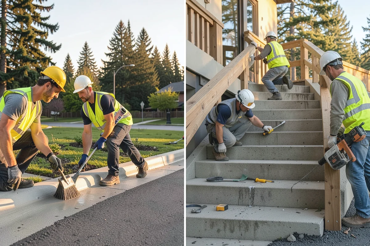 Public Parking Structure Cleaning in Sumner, Pierce County, WA - We survey the structure and identify staining and drainage points
