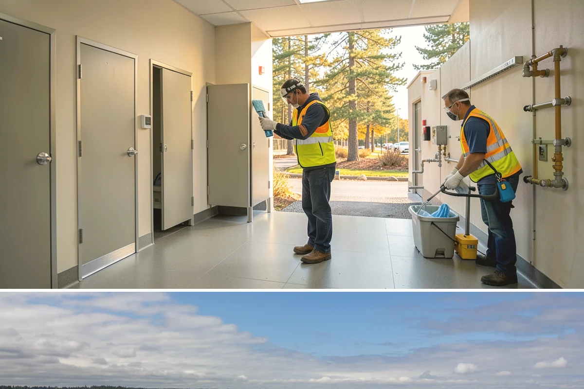 Public Parking Structure Cleaning in University Place, Pierce County, WA - Structure cleaning can be scheduled year-round since decks are covered, with phasing timed to periods of lower parking demand.