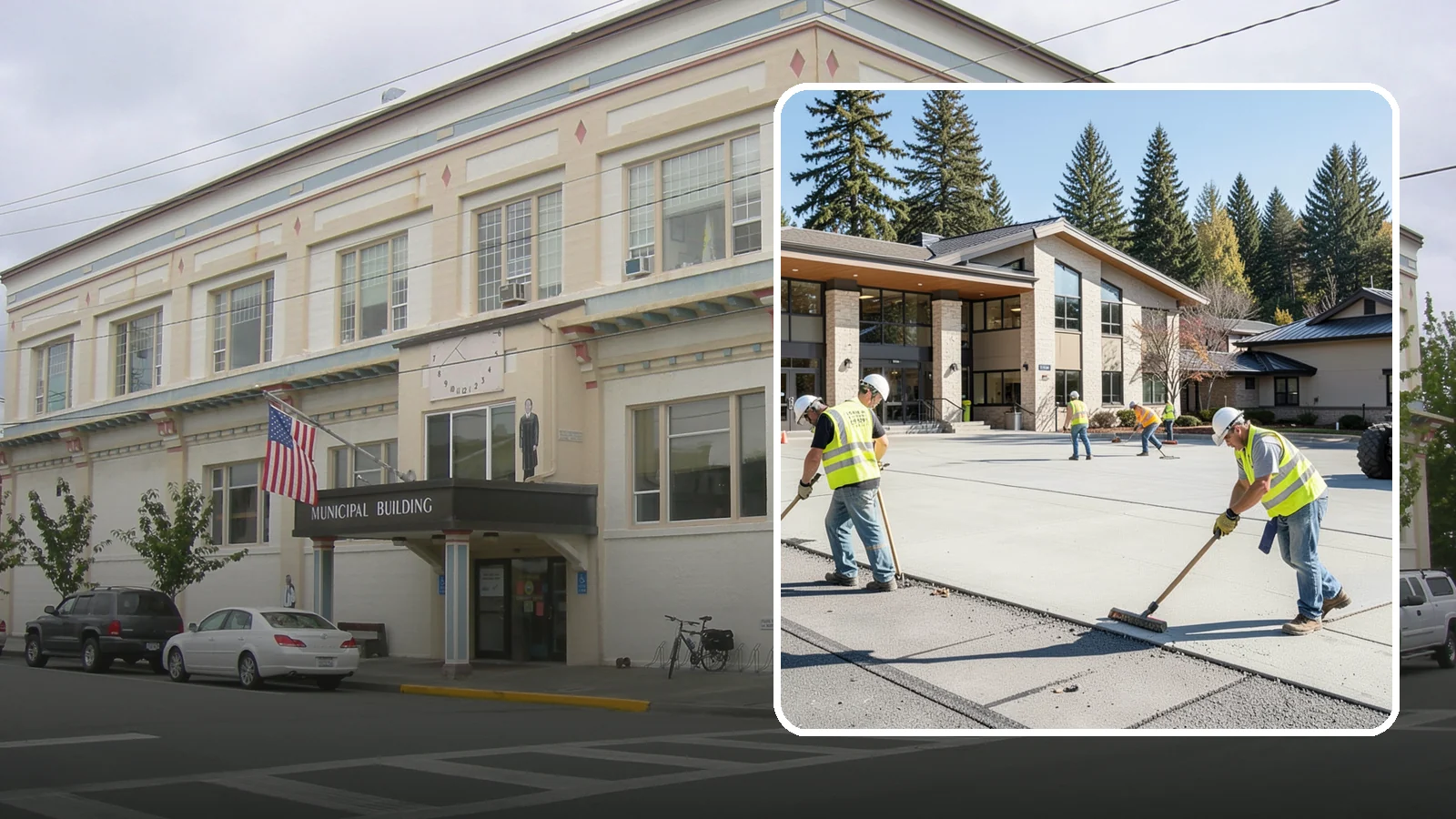 Public Plaza Maintenance in Anacortes, Skagit County, WA - We provide ongoing plaza maintenance including joint repair, cleaning, sealing, and hardscape upkeep.