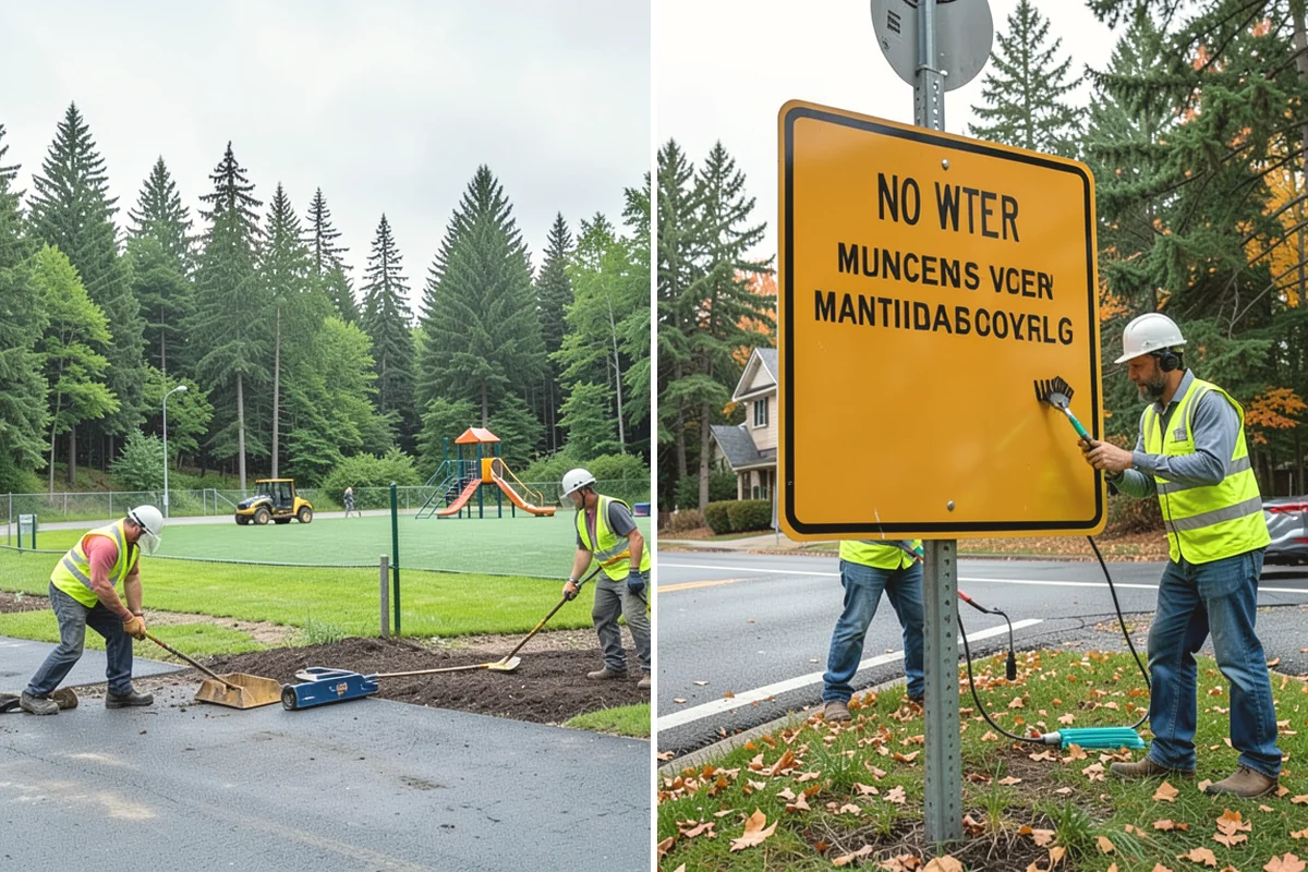 Public Plaza Maintenance in Anacortes, Skagit County, WA - Establish an inspection and maintenance schedule