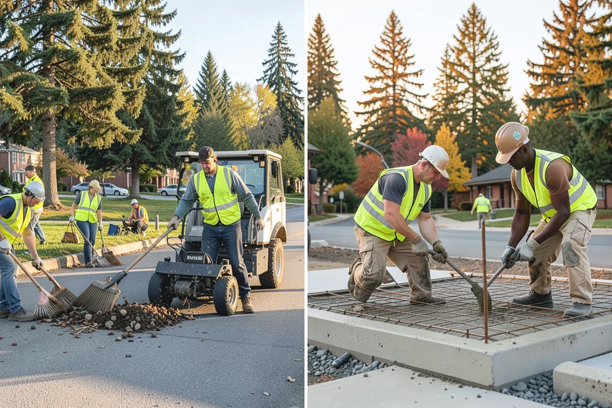 Public Plaza Maintenance in Auburn, King County, WA - Establish an inspection and maintenance schedule