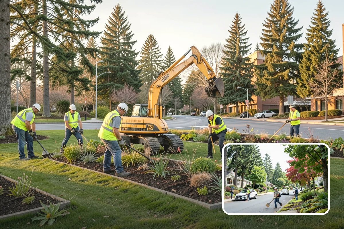 Public Plaza Maintenance in Beaux Arts Village, King County, WA - Extends plaza service life and defers costly reconstruction