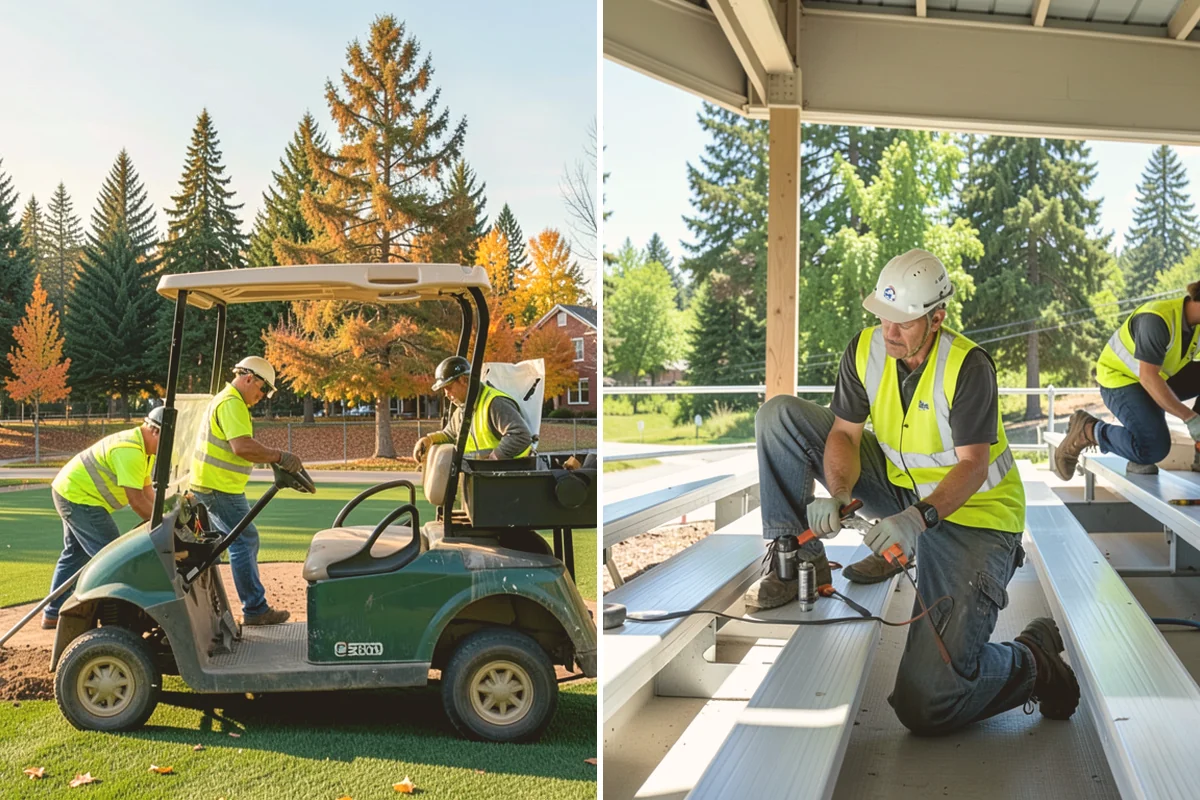 Public Plaza Maintenance in Bellevue, King County, WA - Establish an inspection and maintenance schedule