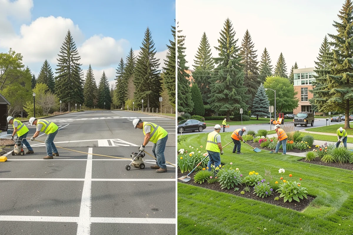 Public Plaza Maintenance in Bothell, King County, WA - Establish an inspection and maintenance schedule