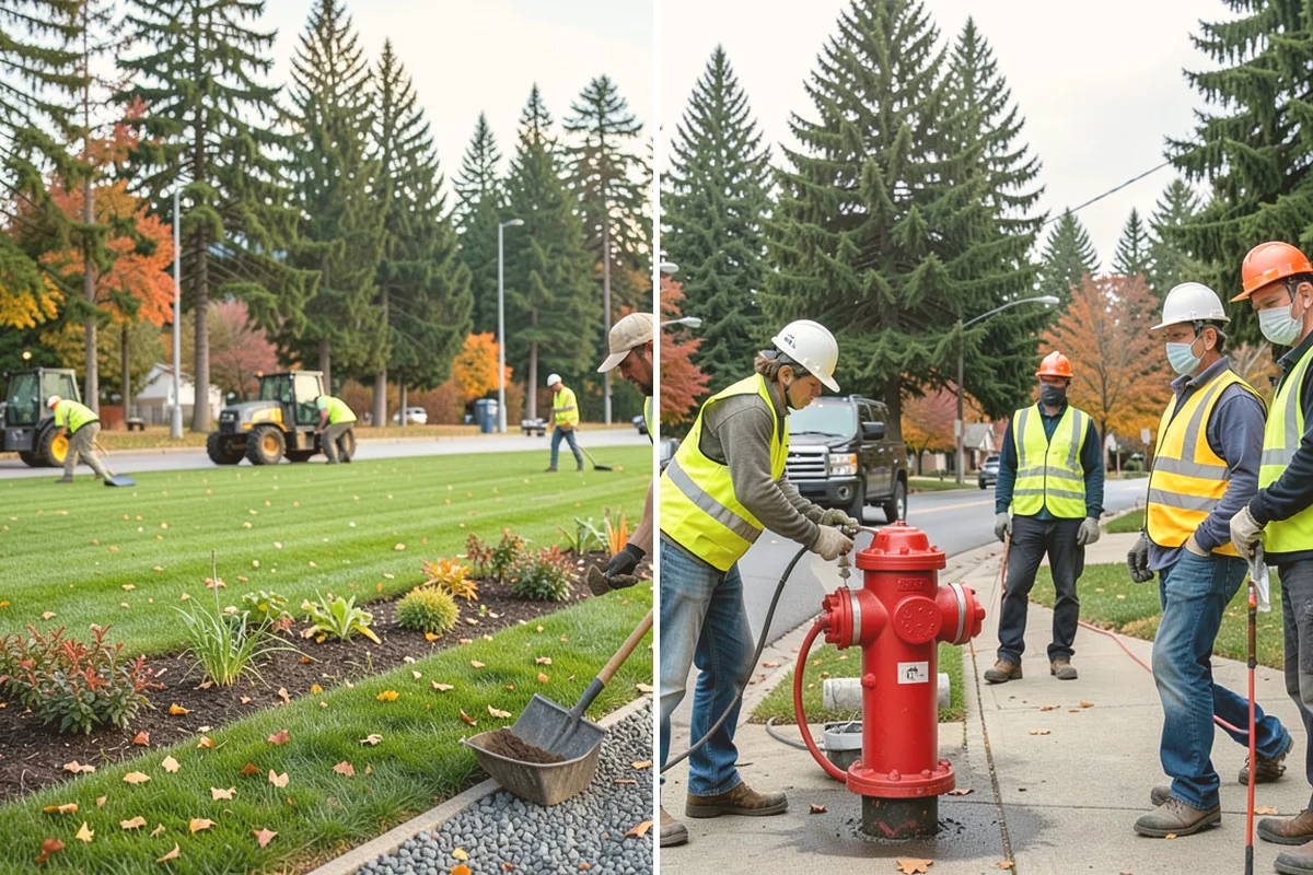 Public Plaza Maintenance in Brier, Snohomish County, WA - Establish an inspection and maintenance schedule