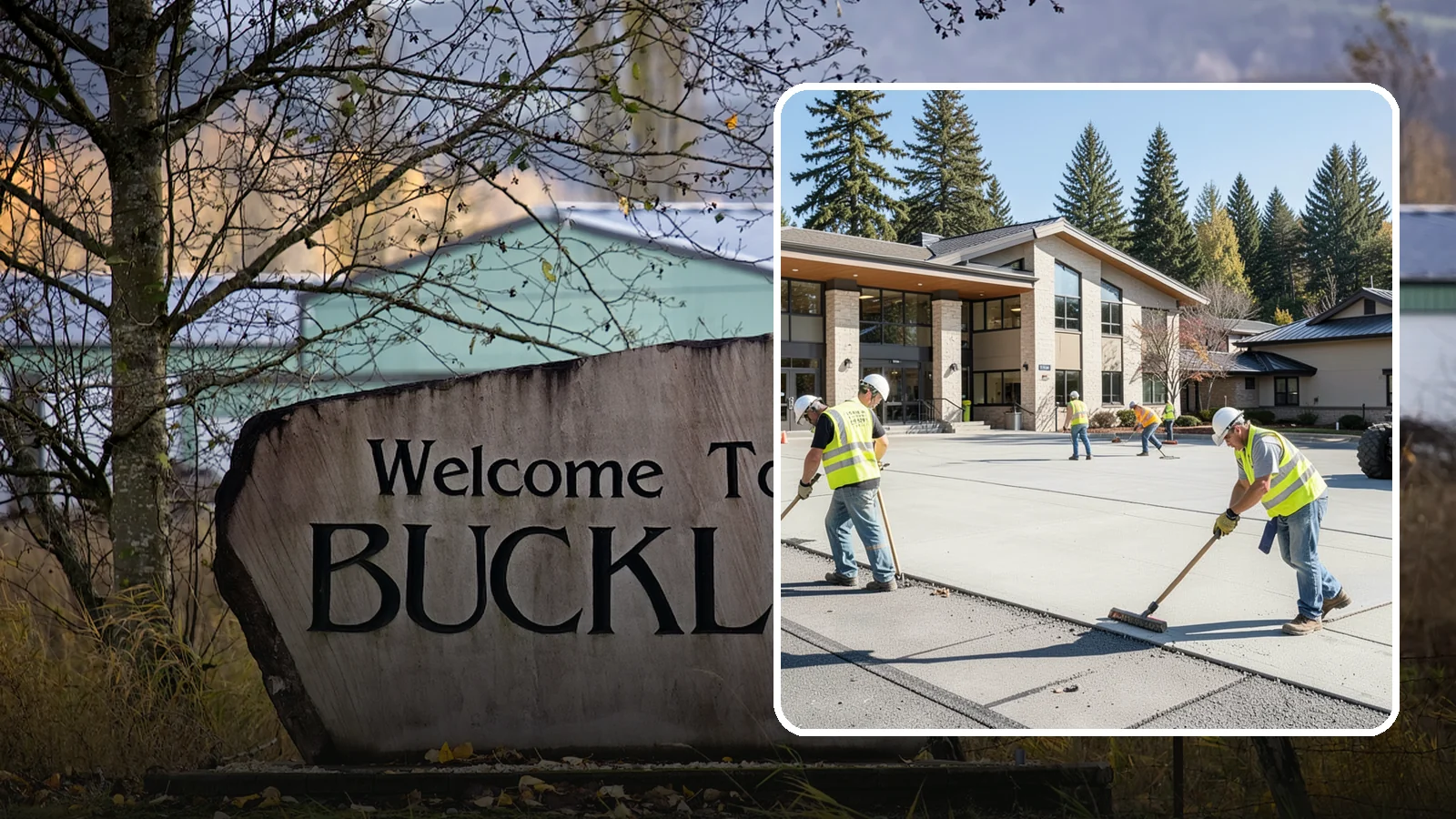 Public Plaza Maintenance in Buckley, Pierce County, WA - We provide ongoing plaza maintenance including joint repair, cleaning, sealing, and hardscape upkeep.