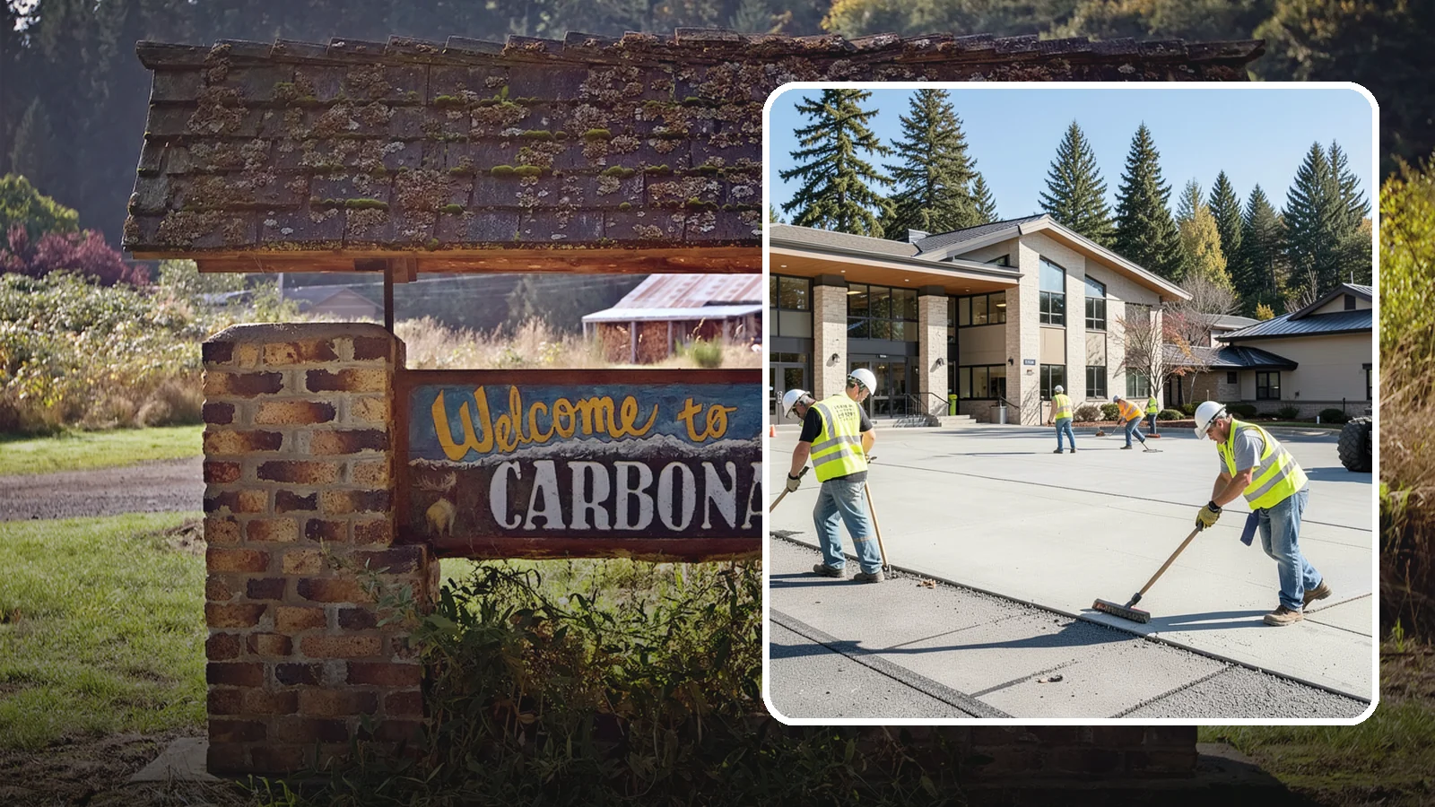 Public Plaza Maintenance in Carbonado, Pierce County, WA - We provide ongoing plaza maintenance including joint repair, cleaning, sealing, and hardscape upkeep.