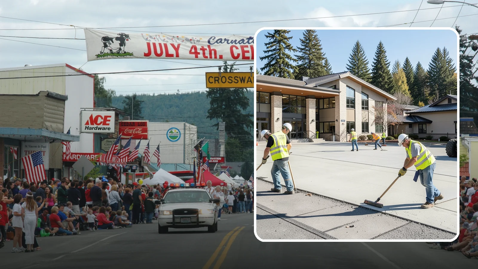 Public Plaza Maintenance in Carnation, King County, WA - We provide ongoing plaza maintenance including joint repair, cleaning, sealing, and hardscape upkeep.