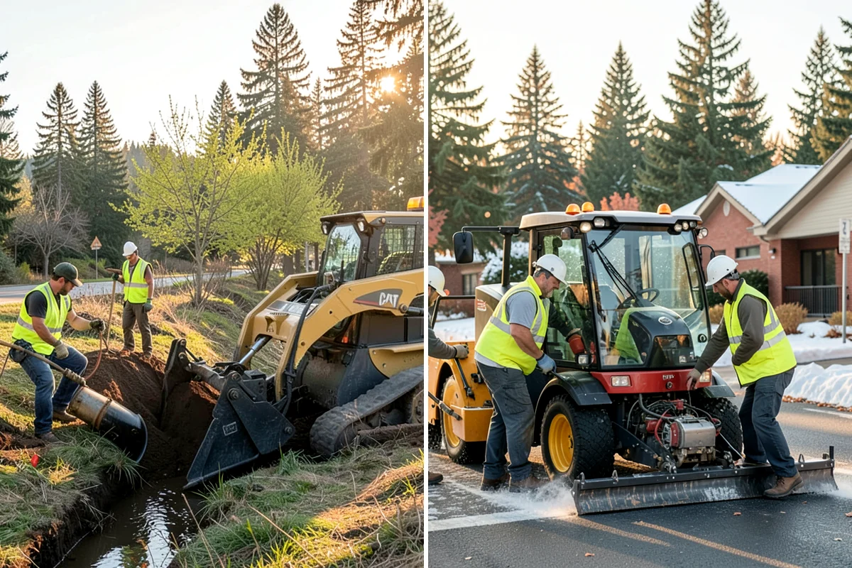 Public Plaza Maintenance in Concrete, Skagit County, WA - Establish an inspection and maintenance schedule