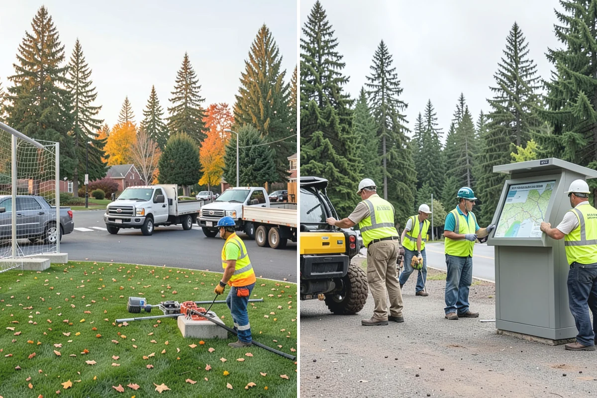 Public Plaza Maintenance in Coupeville, Island County, WA - Establish an inspection and maintenance schedule