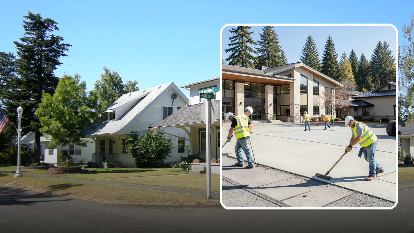 Public Plaza Maintenance in DuPont, Pierce County, WA - We provide ongoing plaza maintenance including joint repair, cleaning, sealing, and hardscape upkeep.