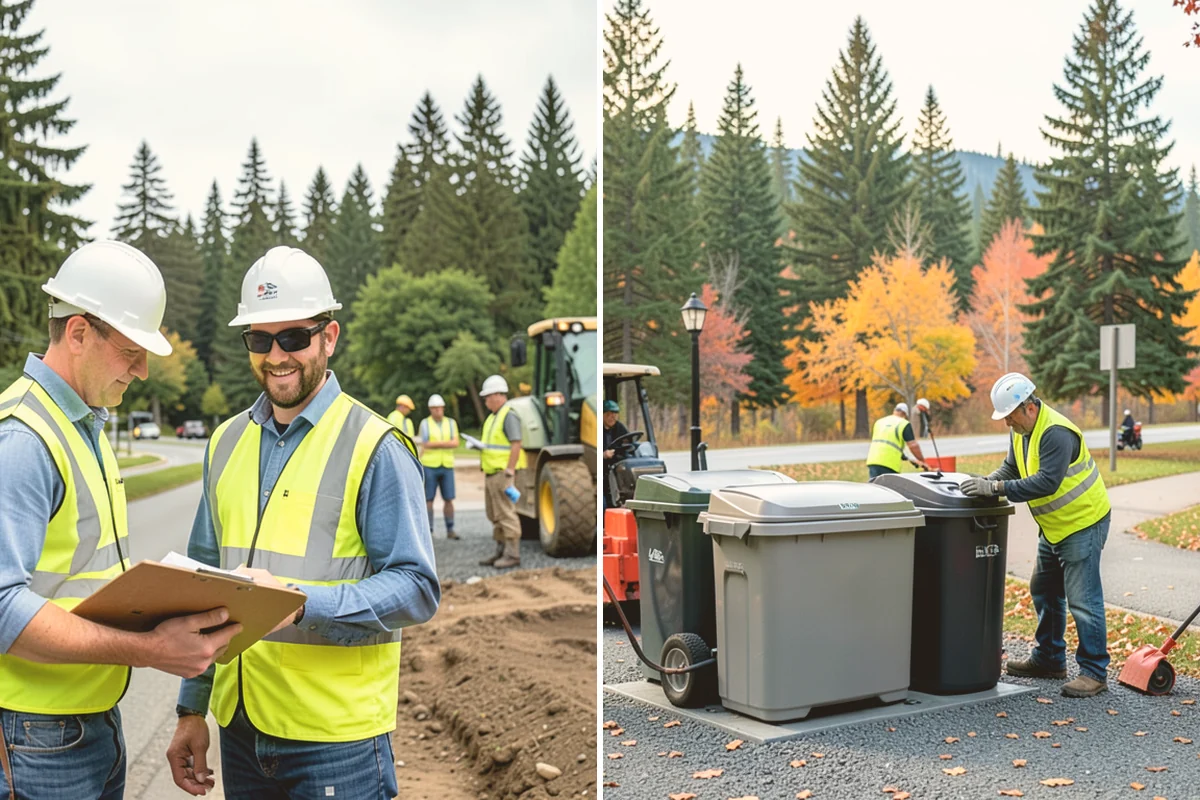 Public Plaza Maintenance in Eatonville, Pierce County, WA - Establish an inspection and maintenance schedule