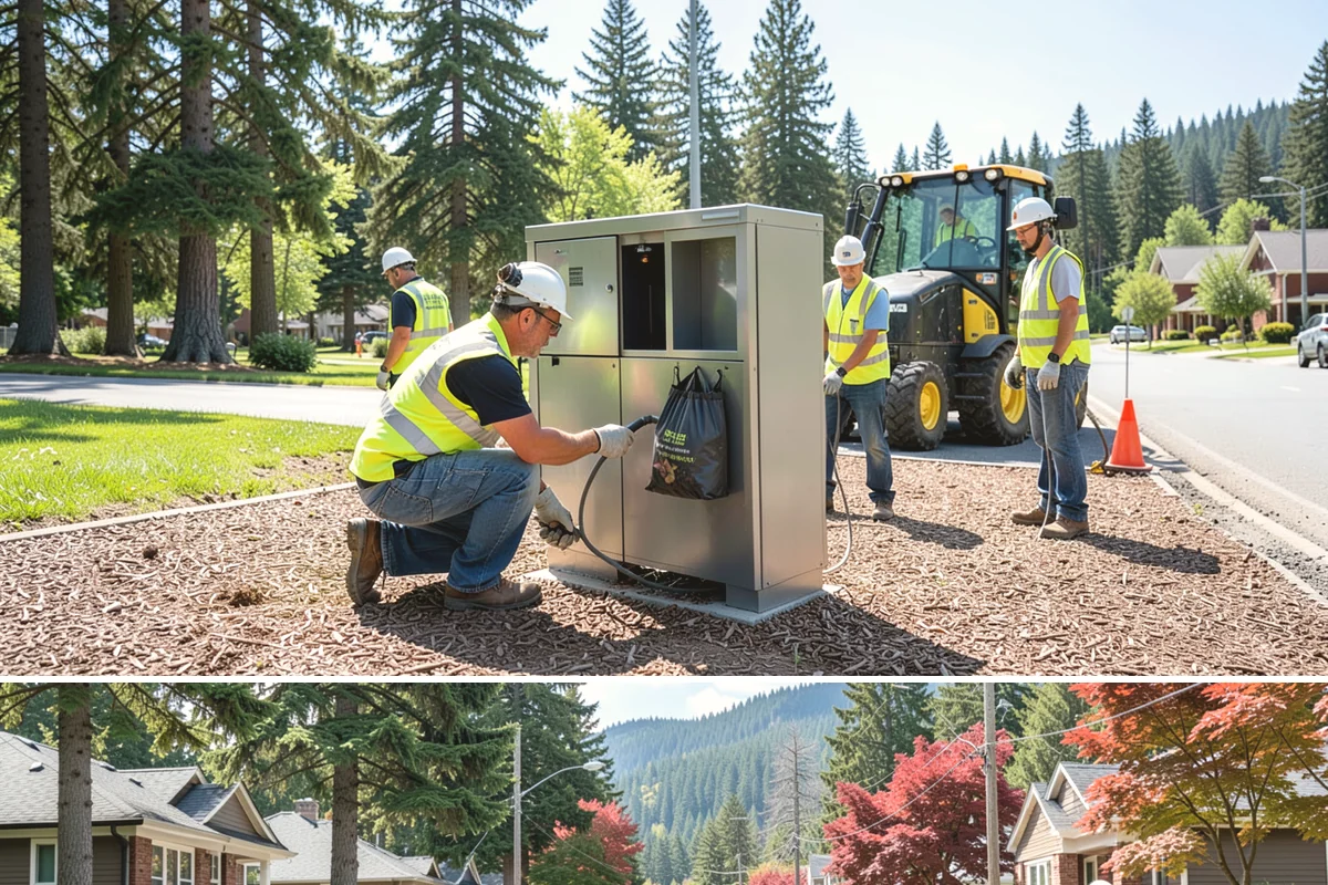 Public Plaza Maintenance in Hunts Point, King County, WA - Biological growth peaks in the wet fall and winter, prioritizing cleaning then, while sealing and repairs are timed for drier...