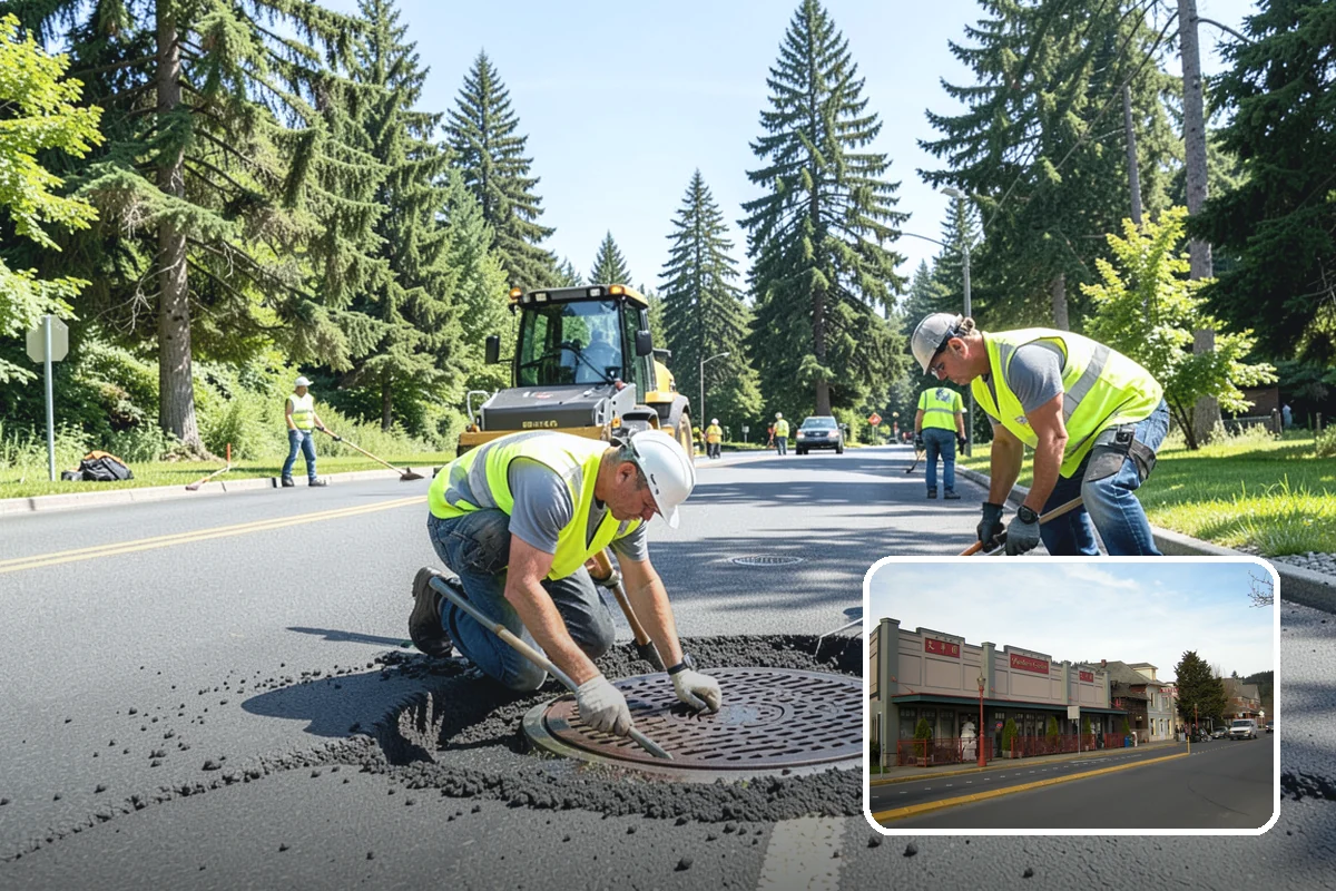 Public Plaza Maintenance in Issaquah, King County, WA - Extends plaza service life and defers costly reconstruction