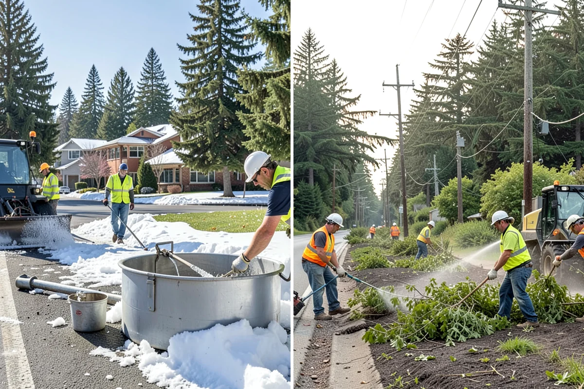 Public Plaza Maintenance in Lakewood, Pierce County, WA - Establish an inspection and maintenance schedule