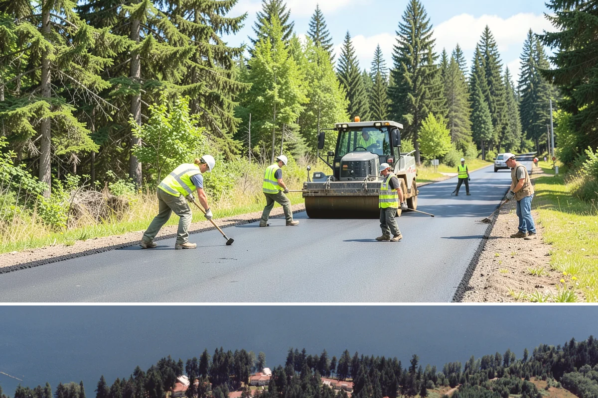 Public Plaza Maintenance in Lakewood, Pierce County, WA - Biological growth peaks in the wet fall and winter, prioritizing cleaning then, while sealing and repairs are timed for drier...