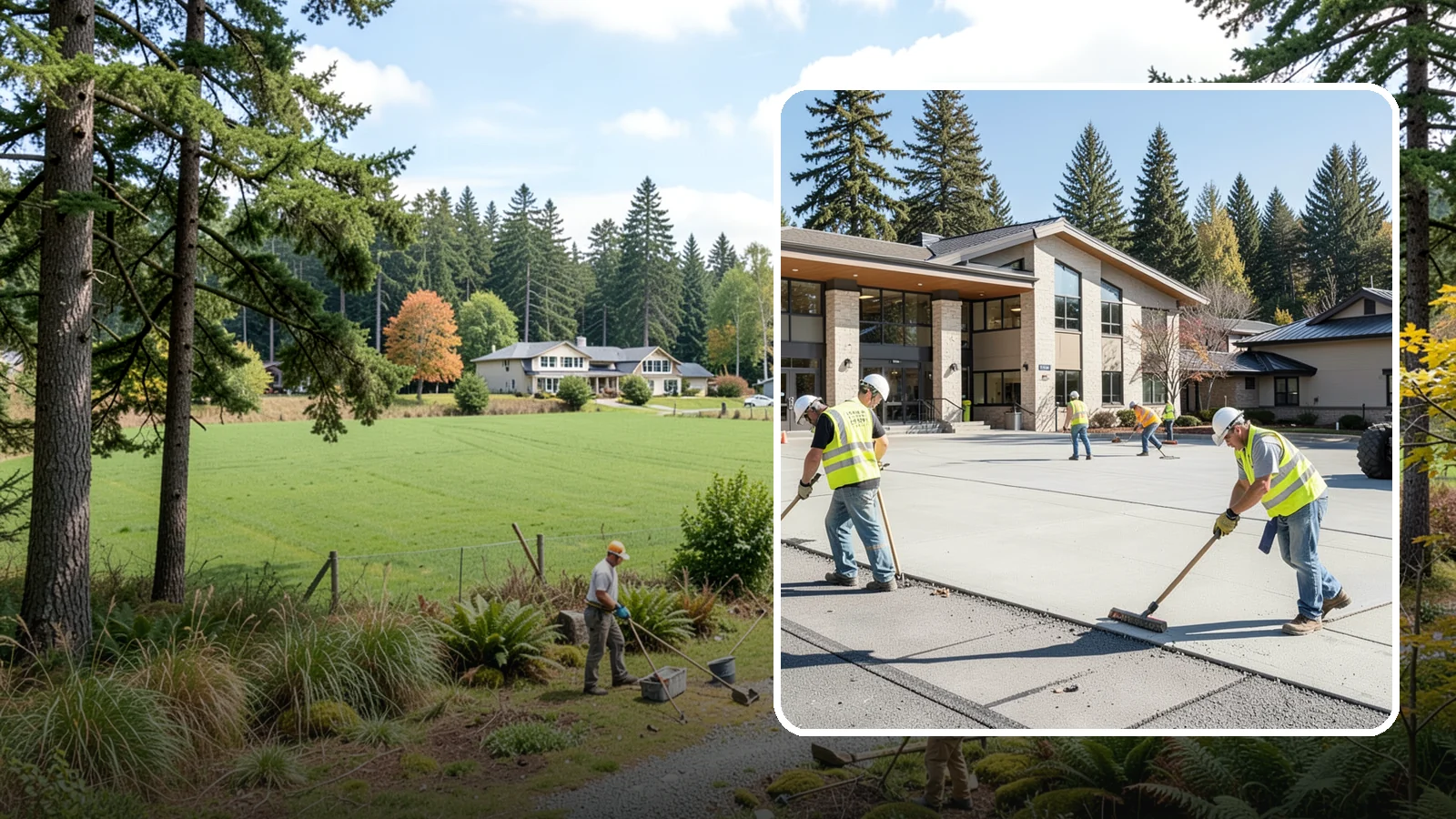 Public Plaza Maintenance in Lyman, Skagit County, WA - We provide ongoing plaza maintenance including joint repair, cleaning, sealing, and hardscape upkeep.