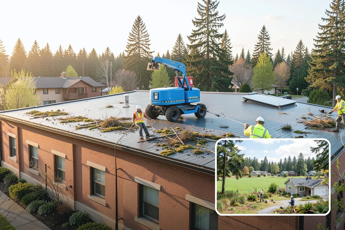 Public Plaza Maintenance in Lyman, Skagit County, WA - Extends plaza service life and defers costly reconstruction