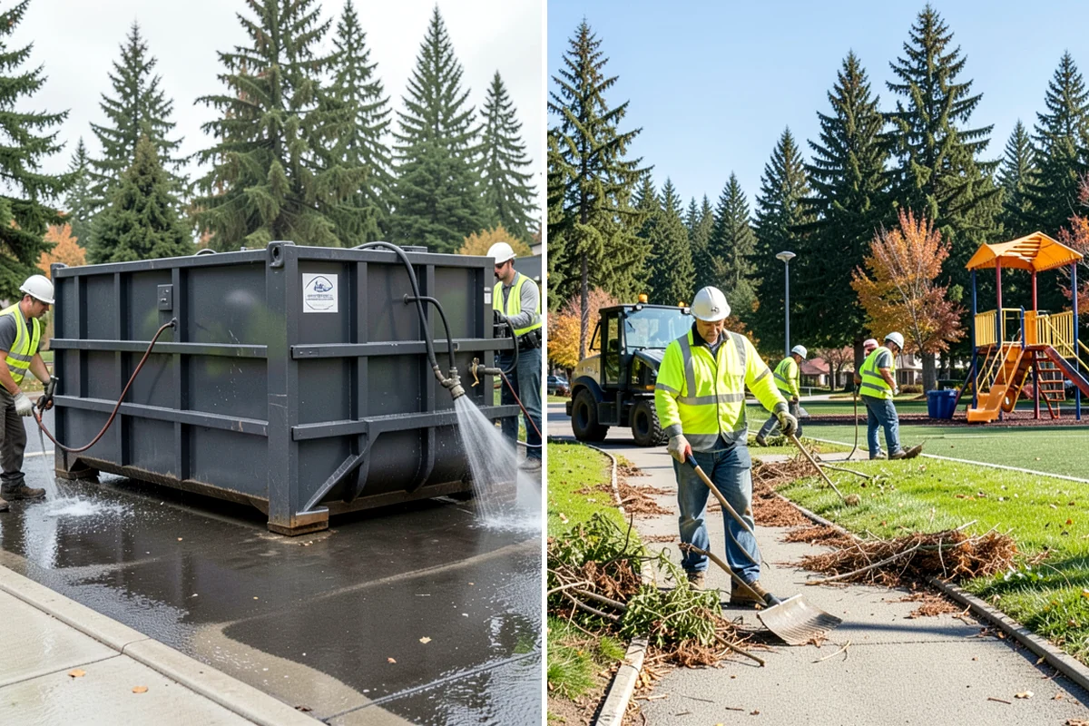 Public Plaza Maintenance in Lyman, Skagit County, WA - Establish an inspection and maintenance schedule
