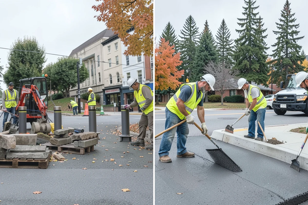 Public Plaza Maintenance in Medina, King County, WA - Establish an inspection and maintenance schedule