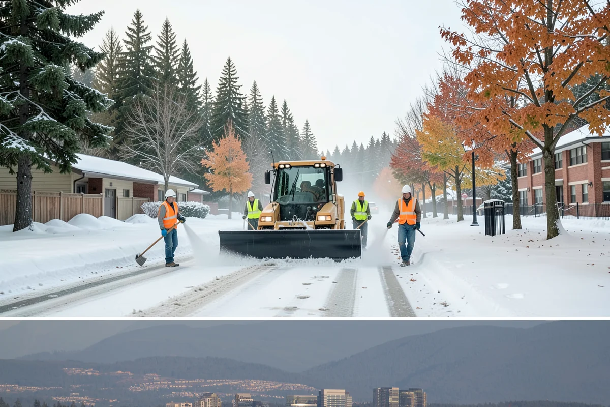 Public Plaza Maintenance in Medina, King County, WA - Biological growth peaks in the wet fall and winter, prioritizing cleaning then, while sealing and repairs are timed for drier...