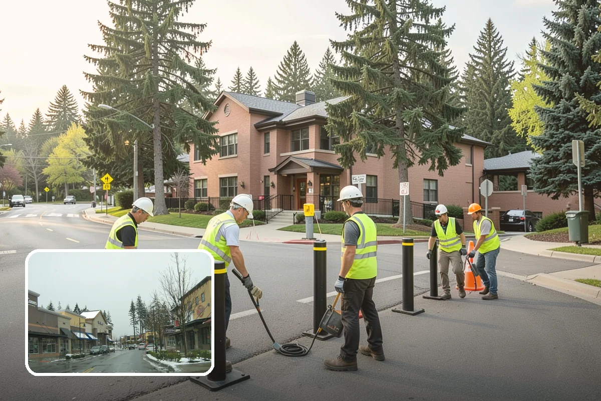 Public Plaza Maintenance in Mill Creek, Snohomish County, WA - Extends plaza service life and defers costly reconstruction