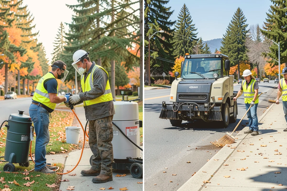 Public Plaza Maintenance in Milton, King County, WA - Establish an inspection and maintenance schedule