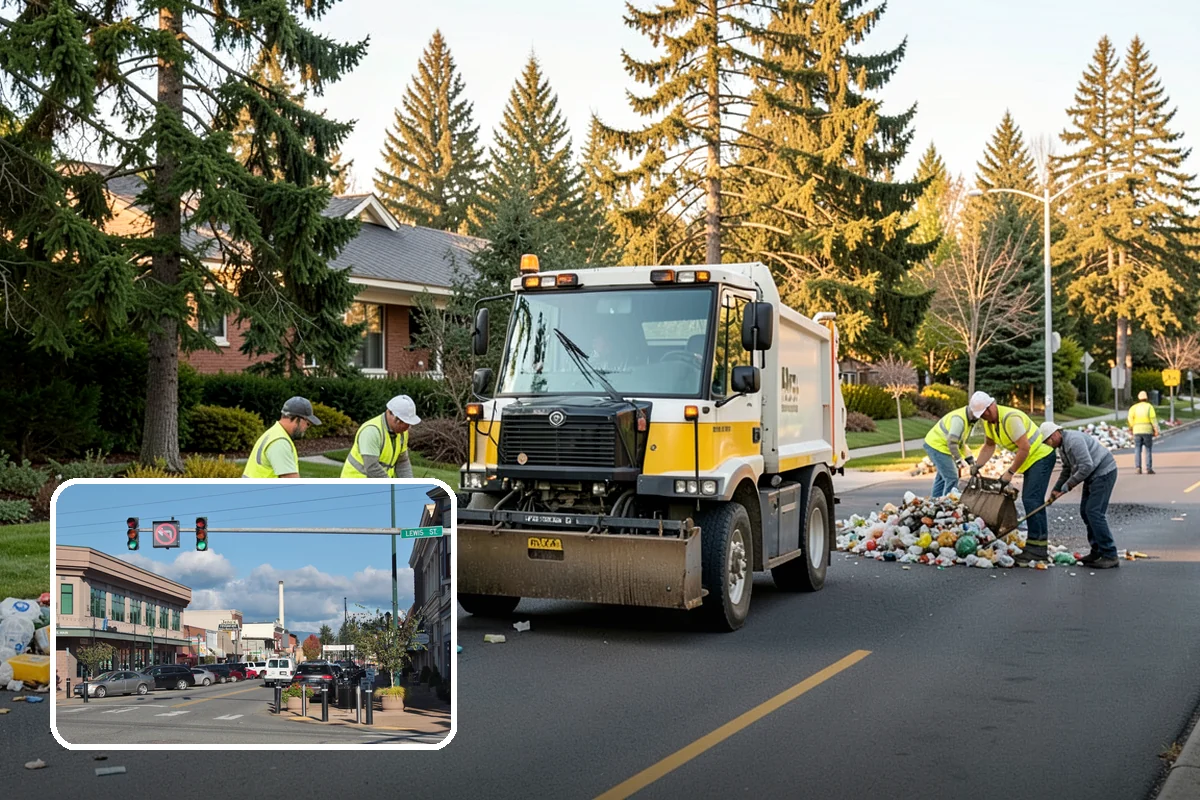 Public Plaza Maintenance in Monroe, Snohomish County, WA - Extends plaza service life and defers costly reconstruction