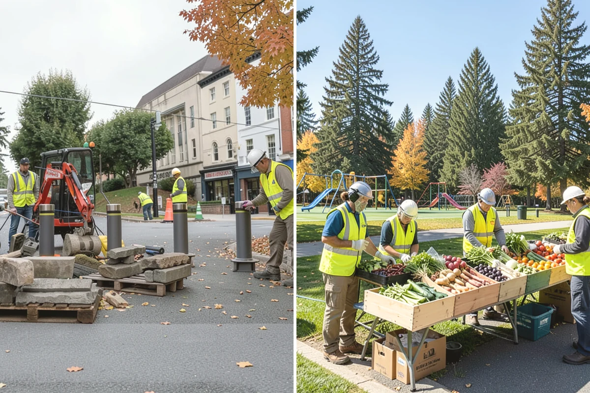 Public Plaza Maintenance in Mountlake Terrace, Snohomish County, WA - Establish an inspection and maintenance schedule