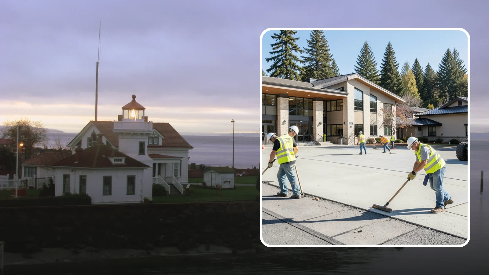 Public Plaza Maintenance in Mukilteo, Snohomish County, WA - We provide ongoing plaza maintenance including joint repair, cleaning, sealing, and hardscape upkeep.