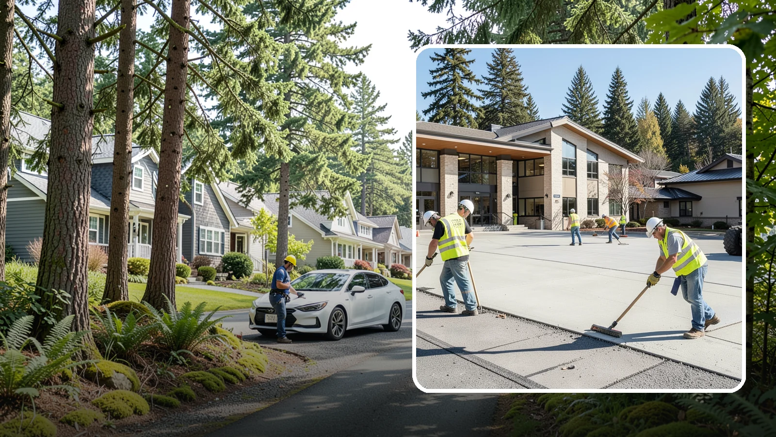 Public Plaza Maintenance in Normandy Park, King County, WA - We provide ongoing plaza maintenance including joint repair, cleaning, sealing, and hardscape upkeep.