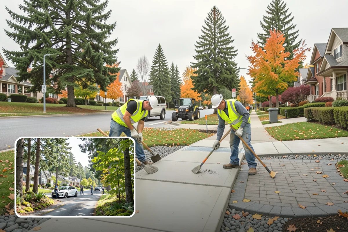 Public Plaza Maintenance in Normandy Park, King County, WA - Extends plaza service life and defers costly reconstruction