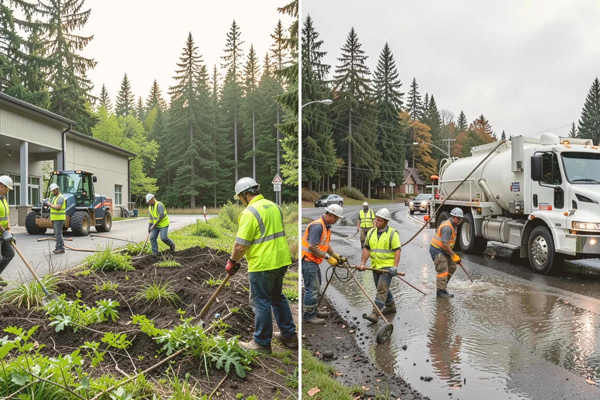 Public Plaza Maintenance in Orting, Pierce County, WA - Establish an inspection and maintenance schedule