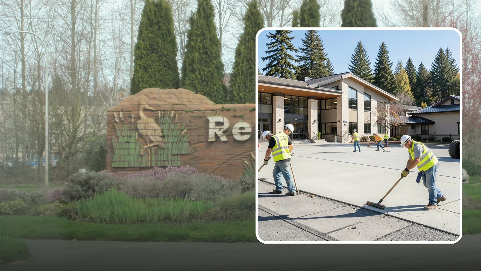 Public Plaza Maintenance in Renton, King County, WA - We provide ongoing plaza maintenance including joint repair, cleaning, sealing, and hardscape upkeep.