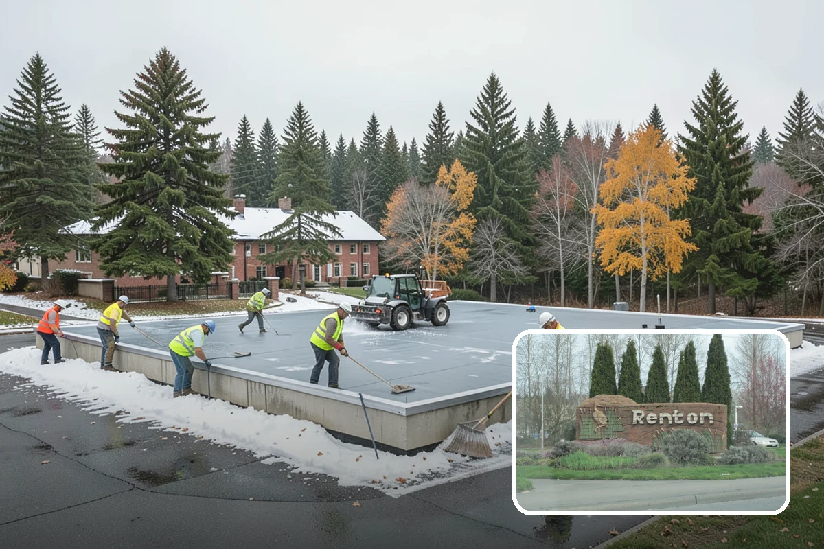 Public Plaza Maintenance in Renton, King County, WA - Extends plaza service life and defers costly reconstruction