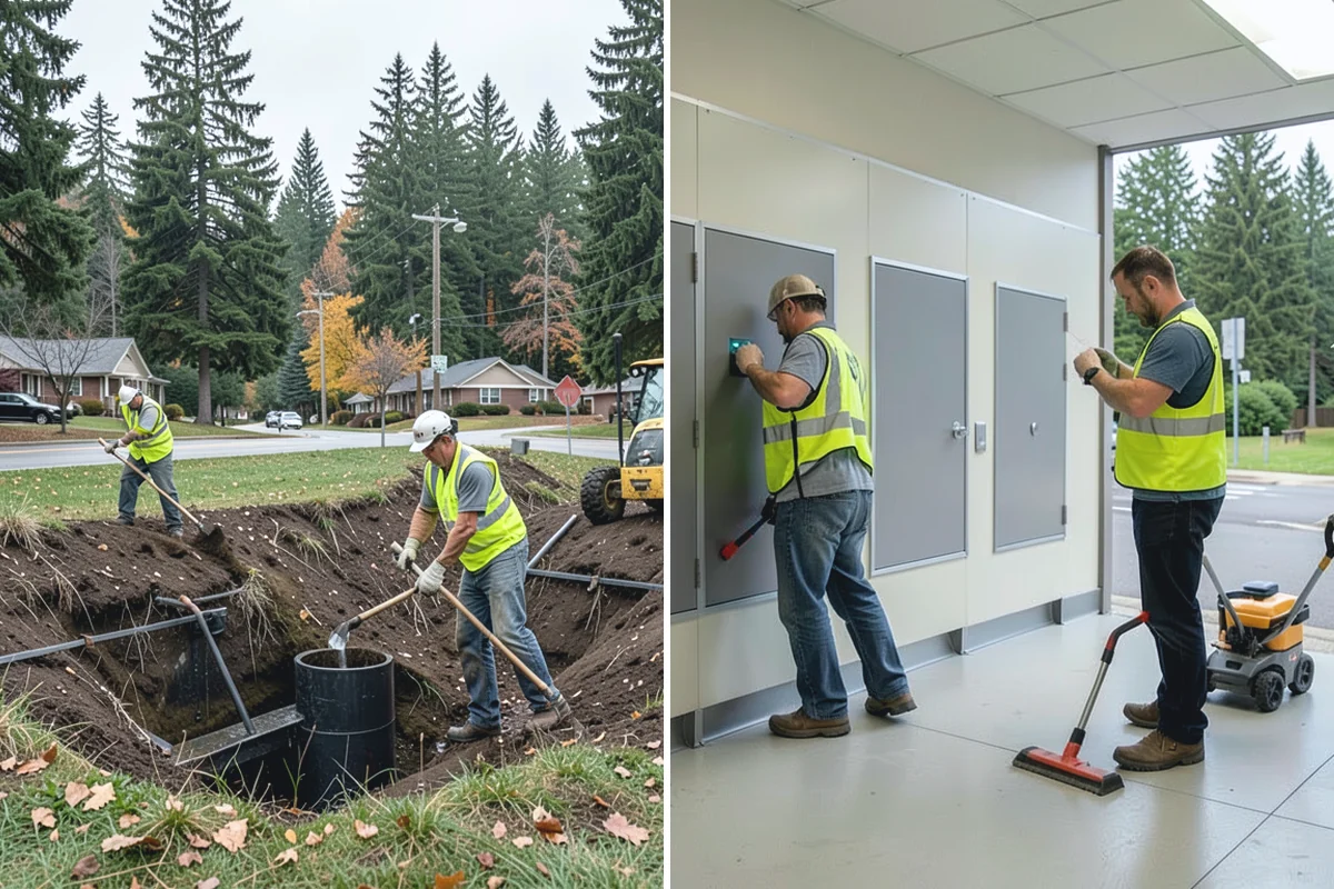 Public Plaza Maintenance in Roy, Pierce County, WA - Establish an inspection and maintenance schedule